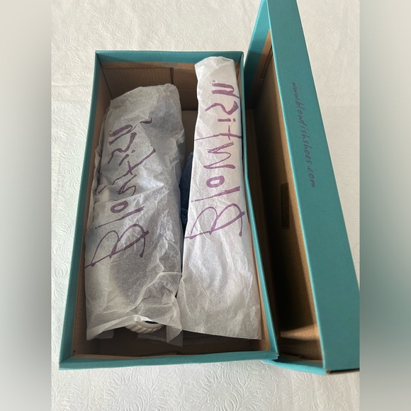 Blowfish Siena blue hipster smoked twill slip on sneakers 6.5 - Picture 9 of 9